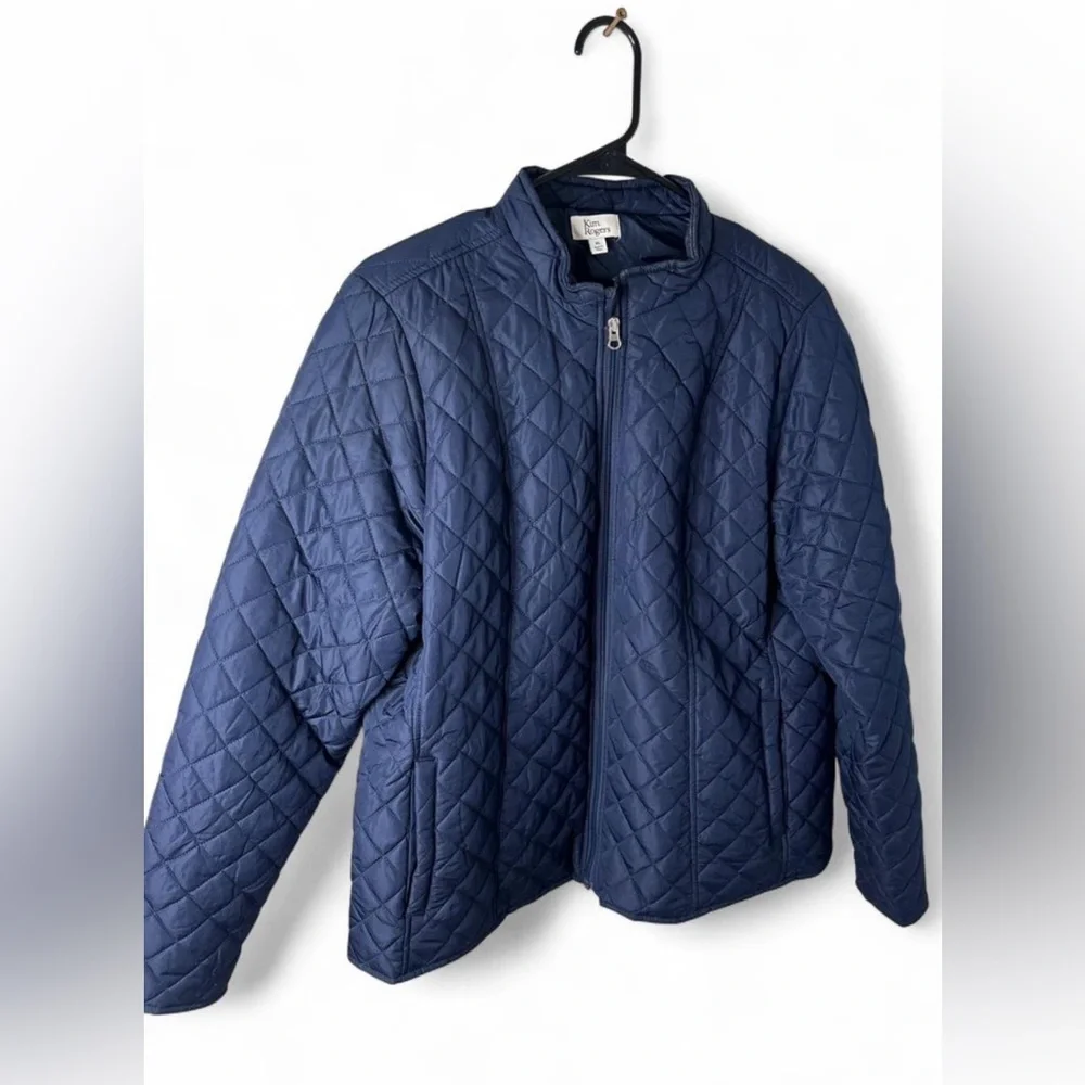 Kim Rogers Midnight Blue Quilted Outerwear - Picture 1 of 4